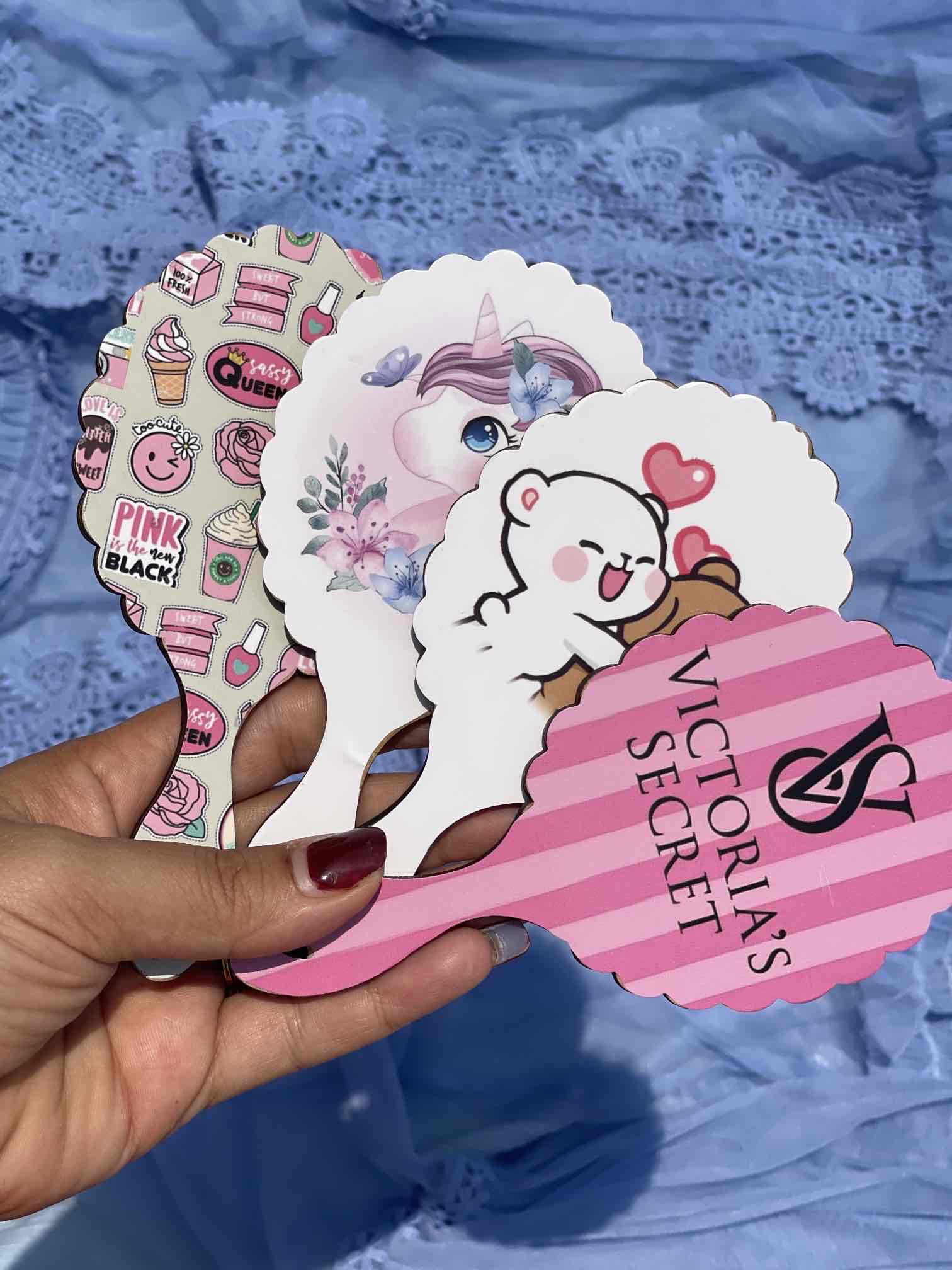 آینه دسته دار فانتزی قیمت مناسب